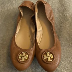 Tory Burch Brown Flats/Ballet Slipper